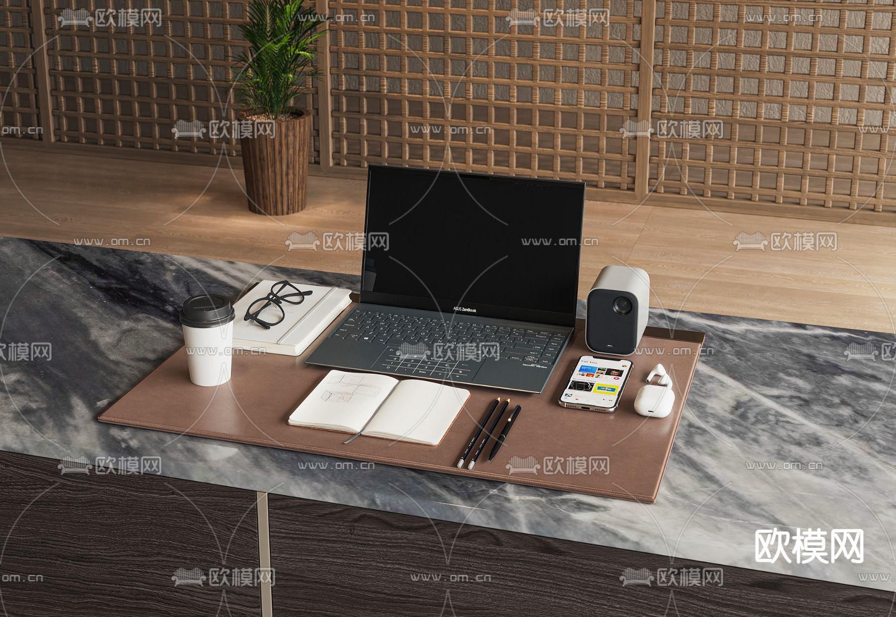 电脑笔记本 手机摆件3d模型