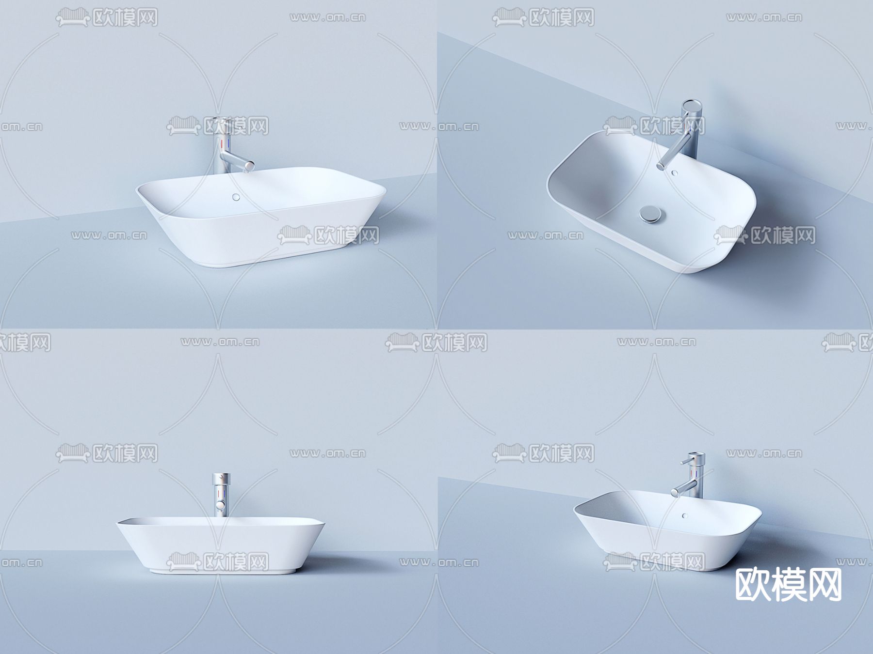 洗手盆 台盆免费3d模型下载