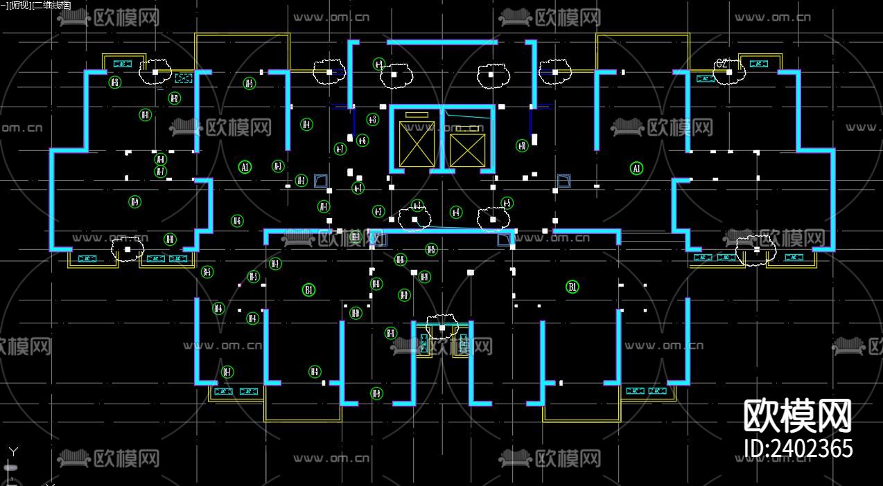 建筑砌砖设计cad施工图下载（渲染图4）