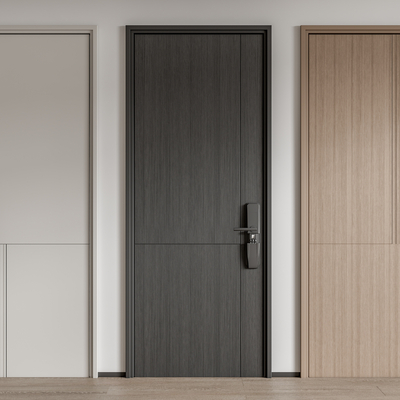 防盗门 入户门 密码门su模型