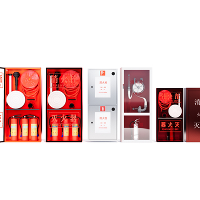  现代消防栓su模型 