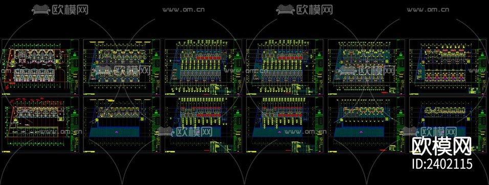 精品酒店设计cad施工图下载(渲染图8)