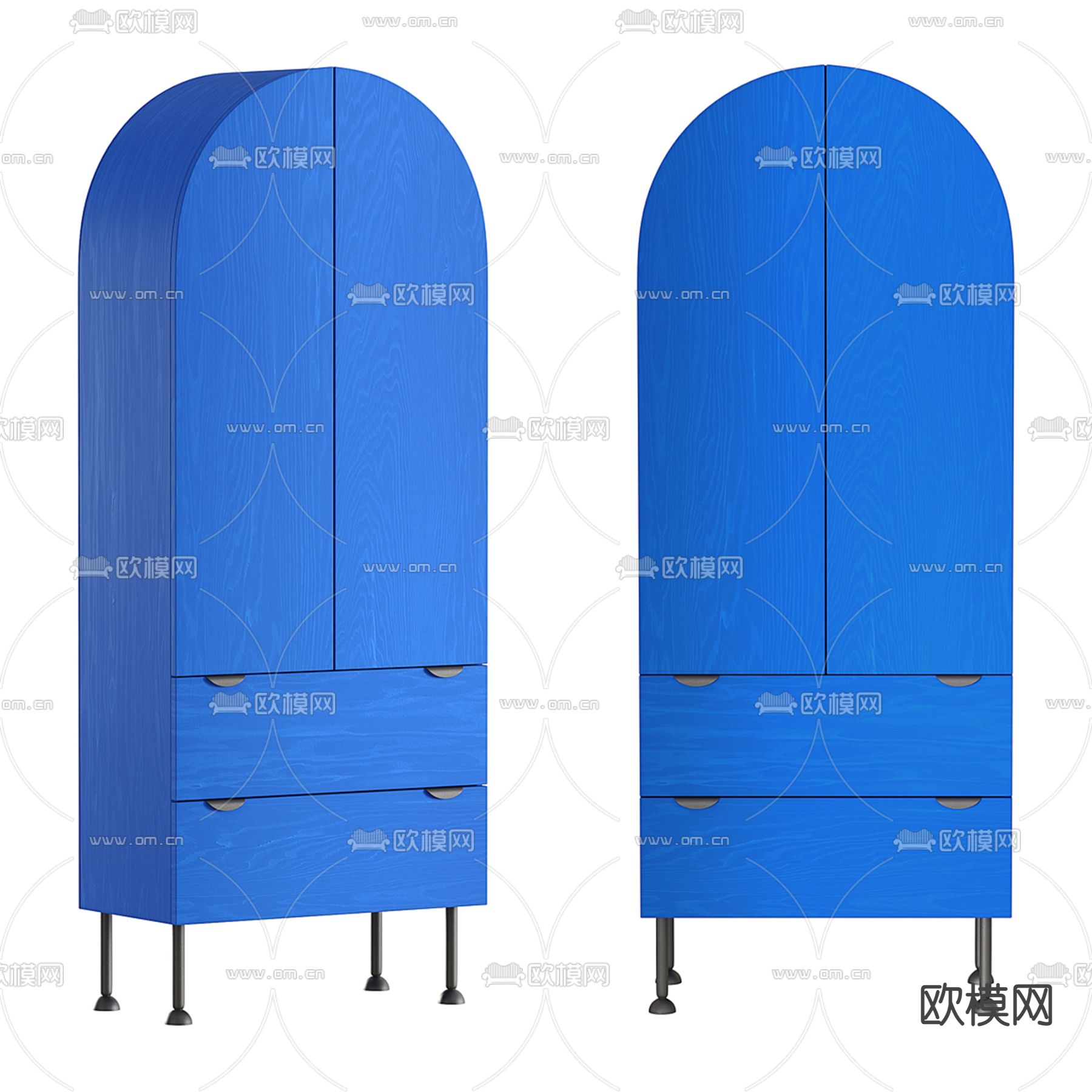 2LGStudio 蓝色衣橱衣柜3d模型下载