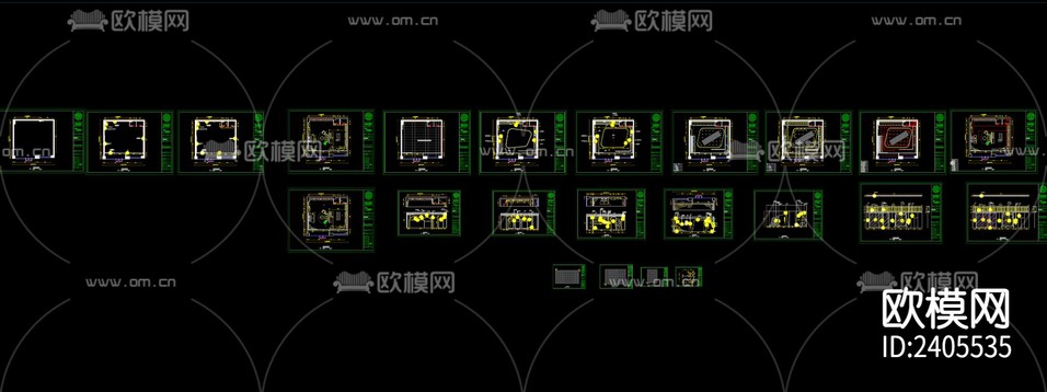 服装店设计cad施工图下载(渲染图3)