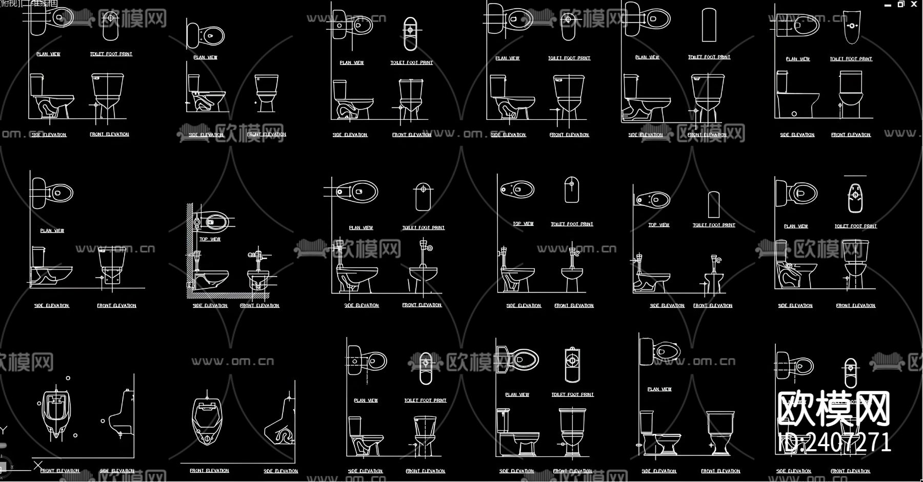 坐便设计cad施工图下载（渲染图3）