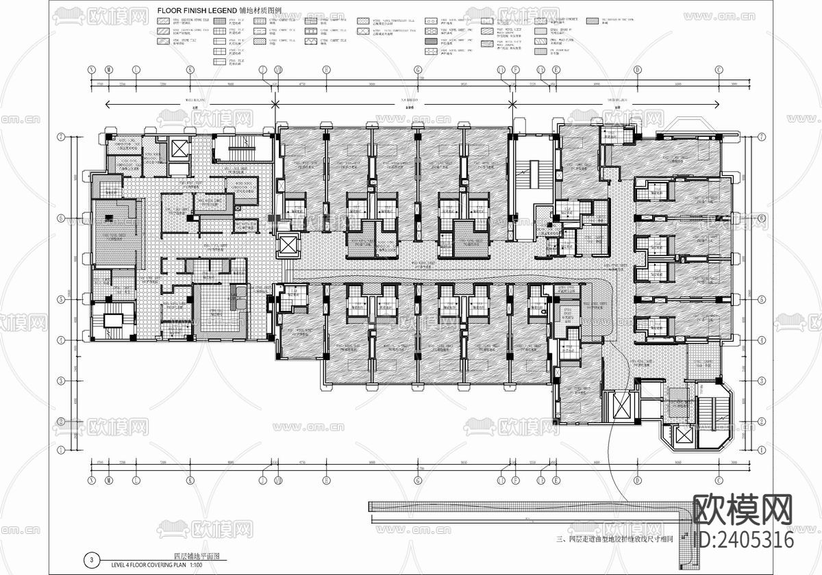 七层妇产科医院设计cad施工图下载（渲染图4）