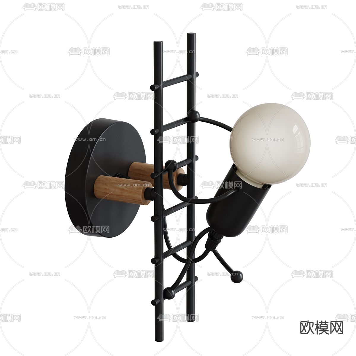 儿童书桌椅 洞洞板3d模型下载（渲染图2）