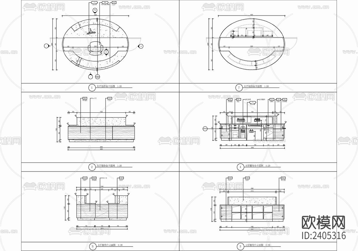 七层妇产科医院设计cad施工图下载（渲染图10）
