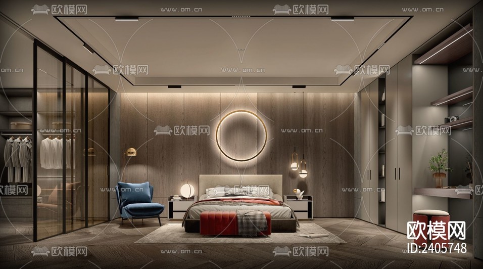 定制家居展廳設(shè)計(jì)cad施工圖下載(渲染圖2)