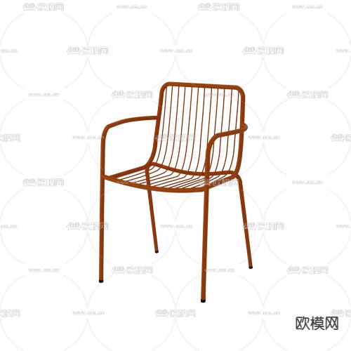 休闲桌椅3d模型下载（渲染图2）