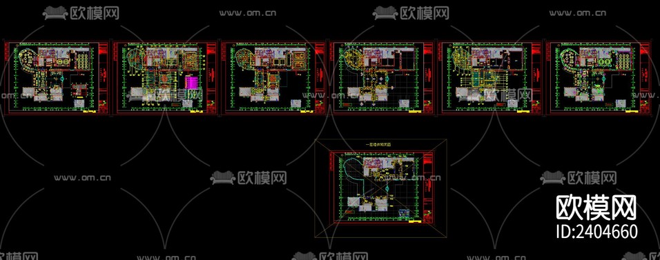 酒店 CAD施工图下载(渲染图7)