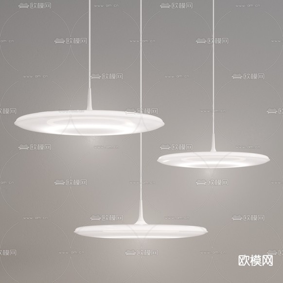 TapioAnttila 圆盘吊灯3d模型下载