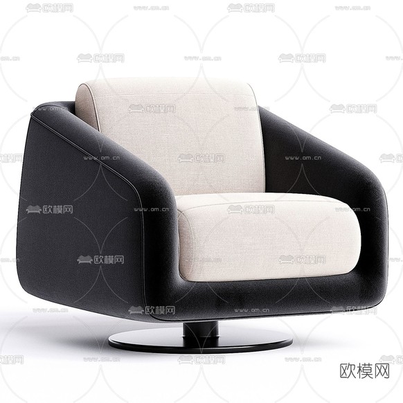 Magi 单人沙发3d模型下载(渲染图1)