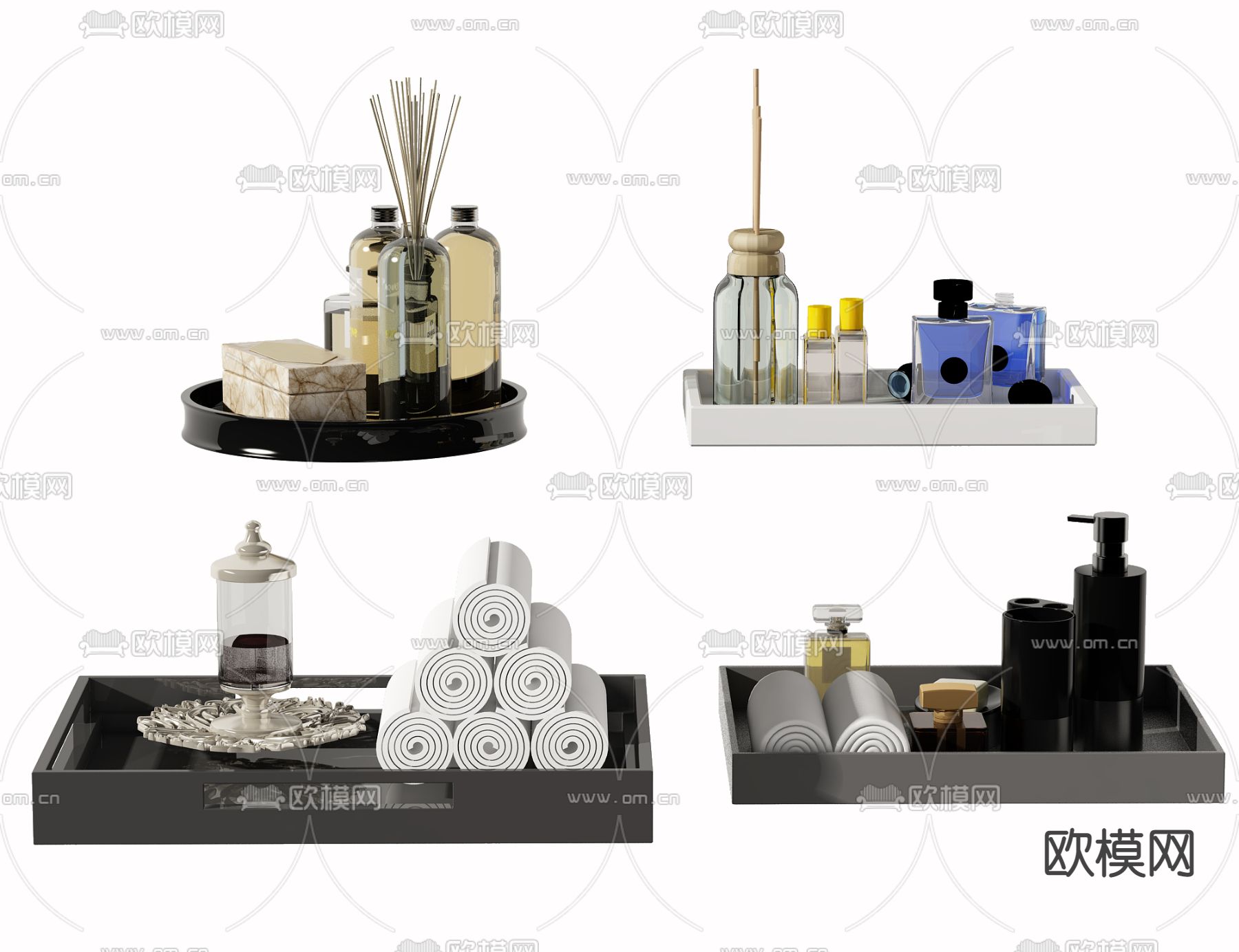 现代洗涤用品3d模型下载