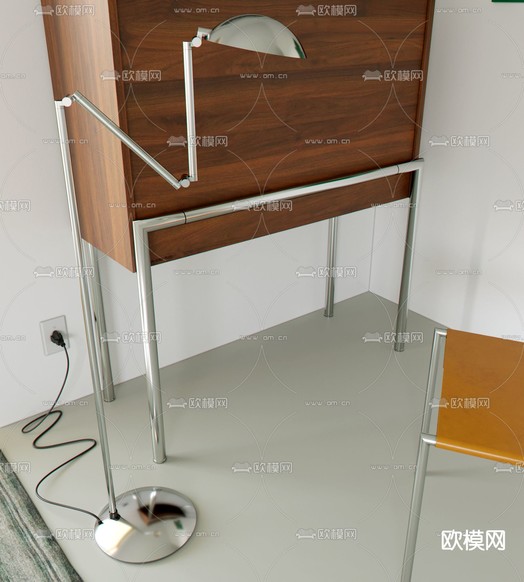 Classicon pallas 书桌椅 写字台3d模型下载(渲染图3)