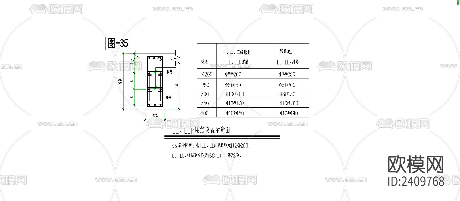 腰筋设计cad施工图下载