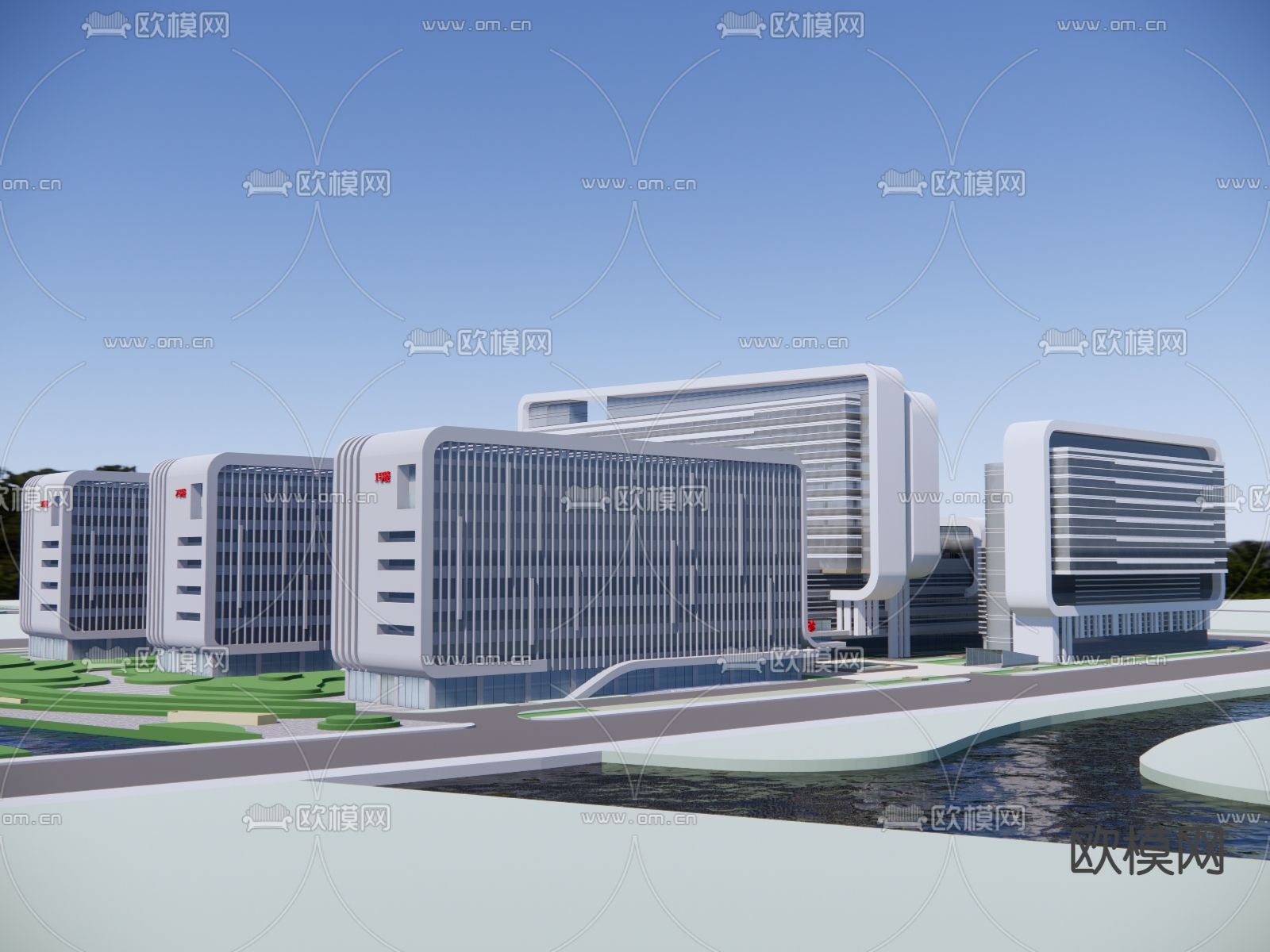 中心综合医院su模型