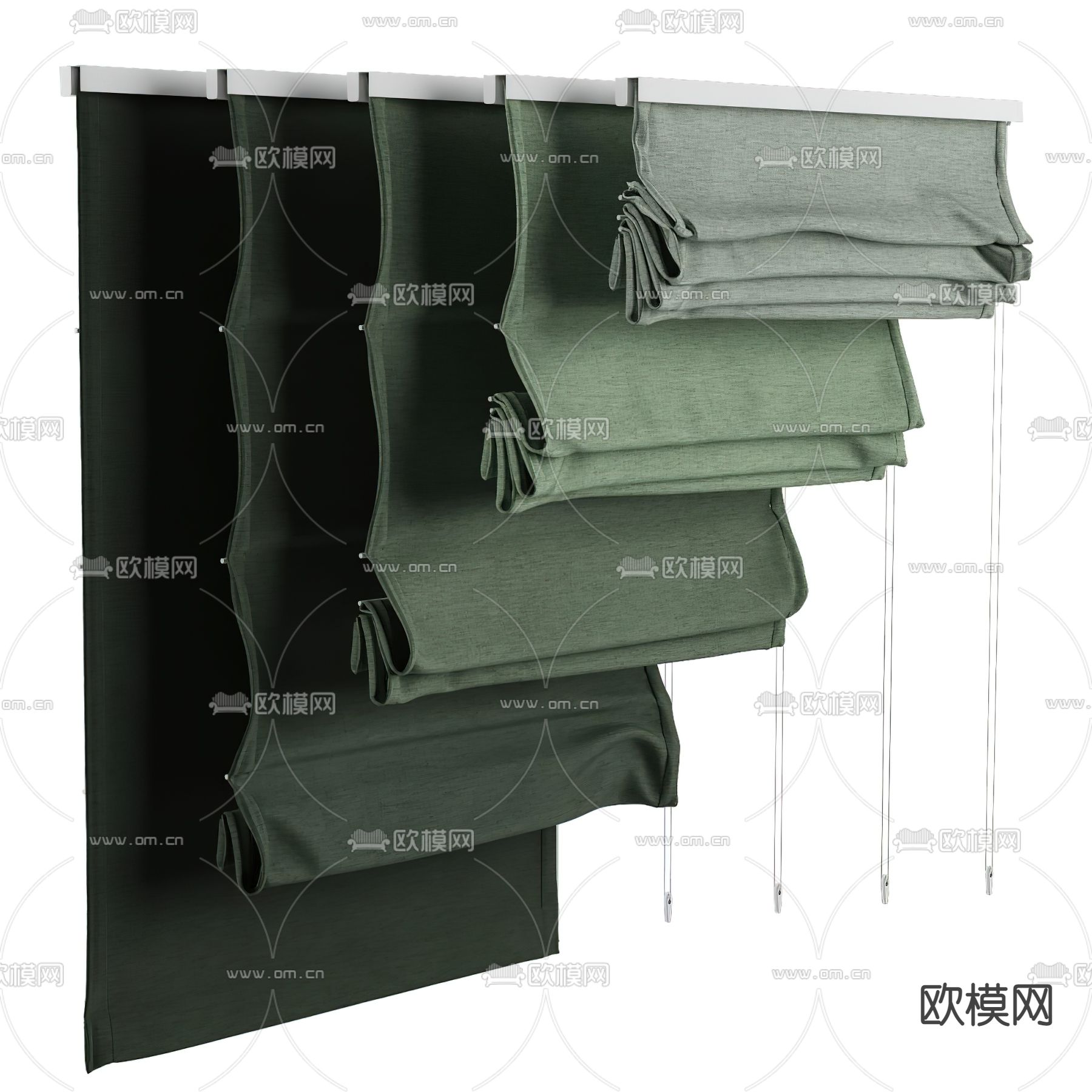 卷帘 折叠帘3d模型下载_ID12237057_3dmax免费模型-欧模网