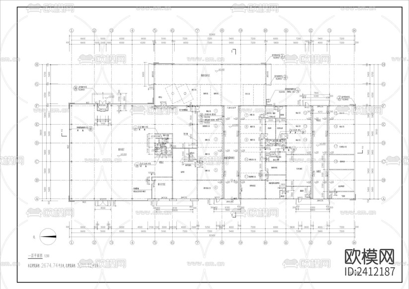 雪鐵龍C級店建筑設(shè)計cad施工圖下載(渲染圖2)