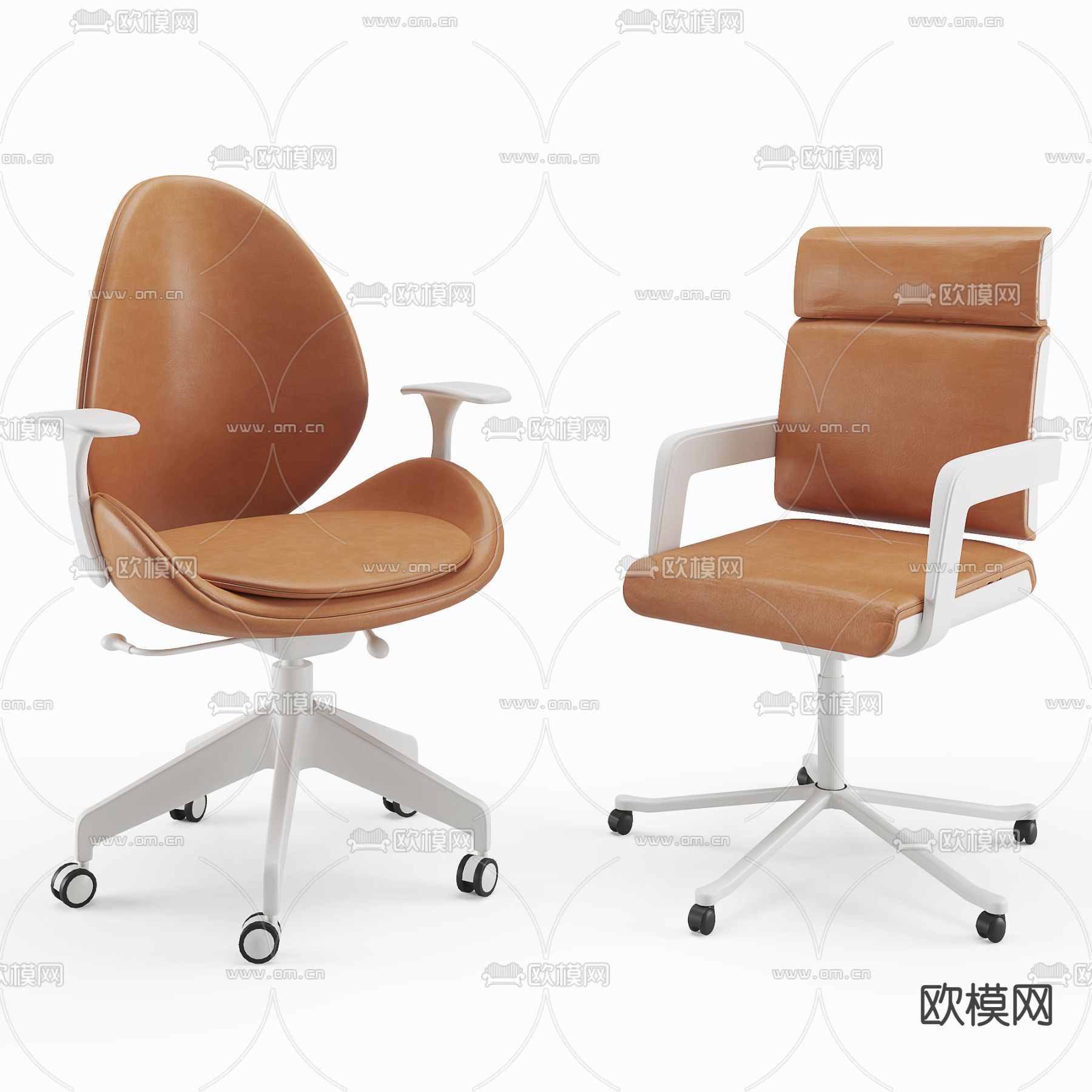 办公椅 职员椅3d模型下载