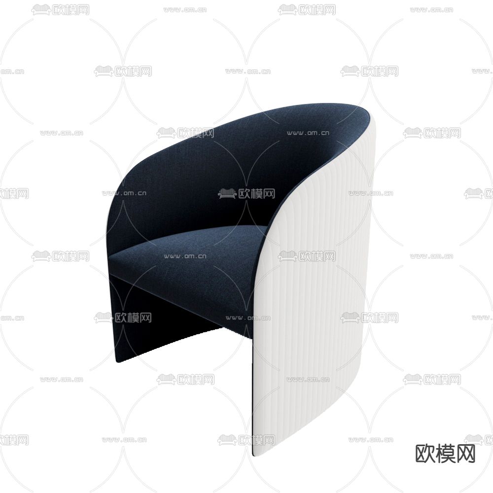 单人沙发3d模型下载（渲染图3）