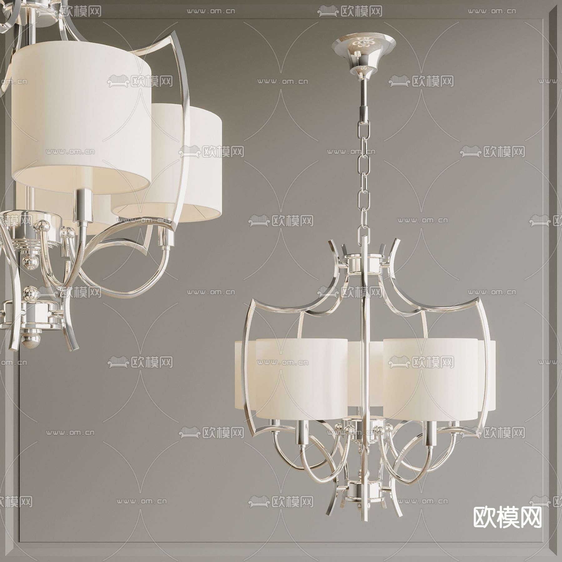 Aployt 吊灯3d模型下载