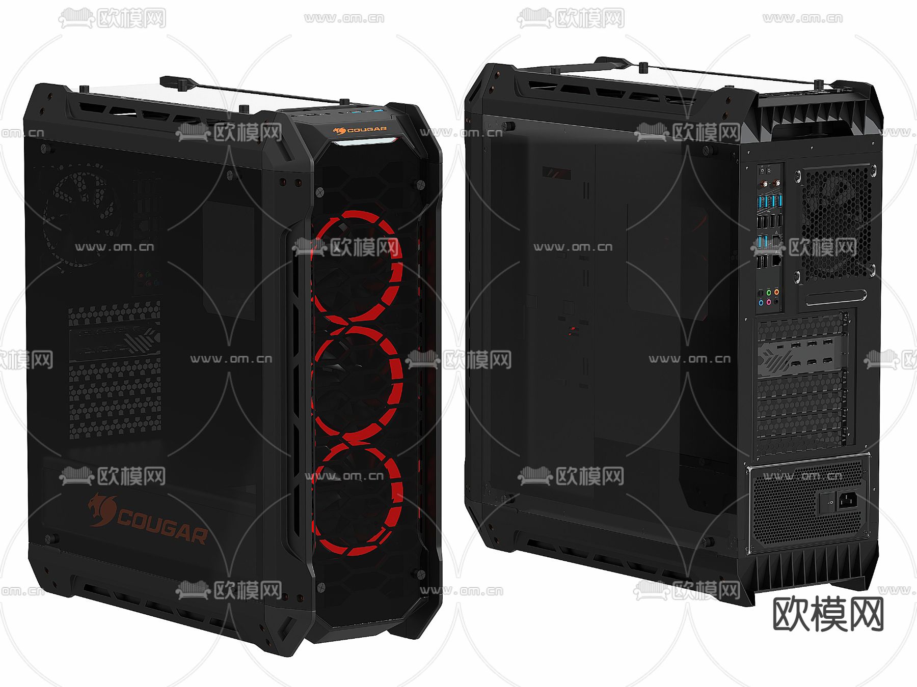 电脑主机 电脑机箱3d模型下载
