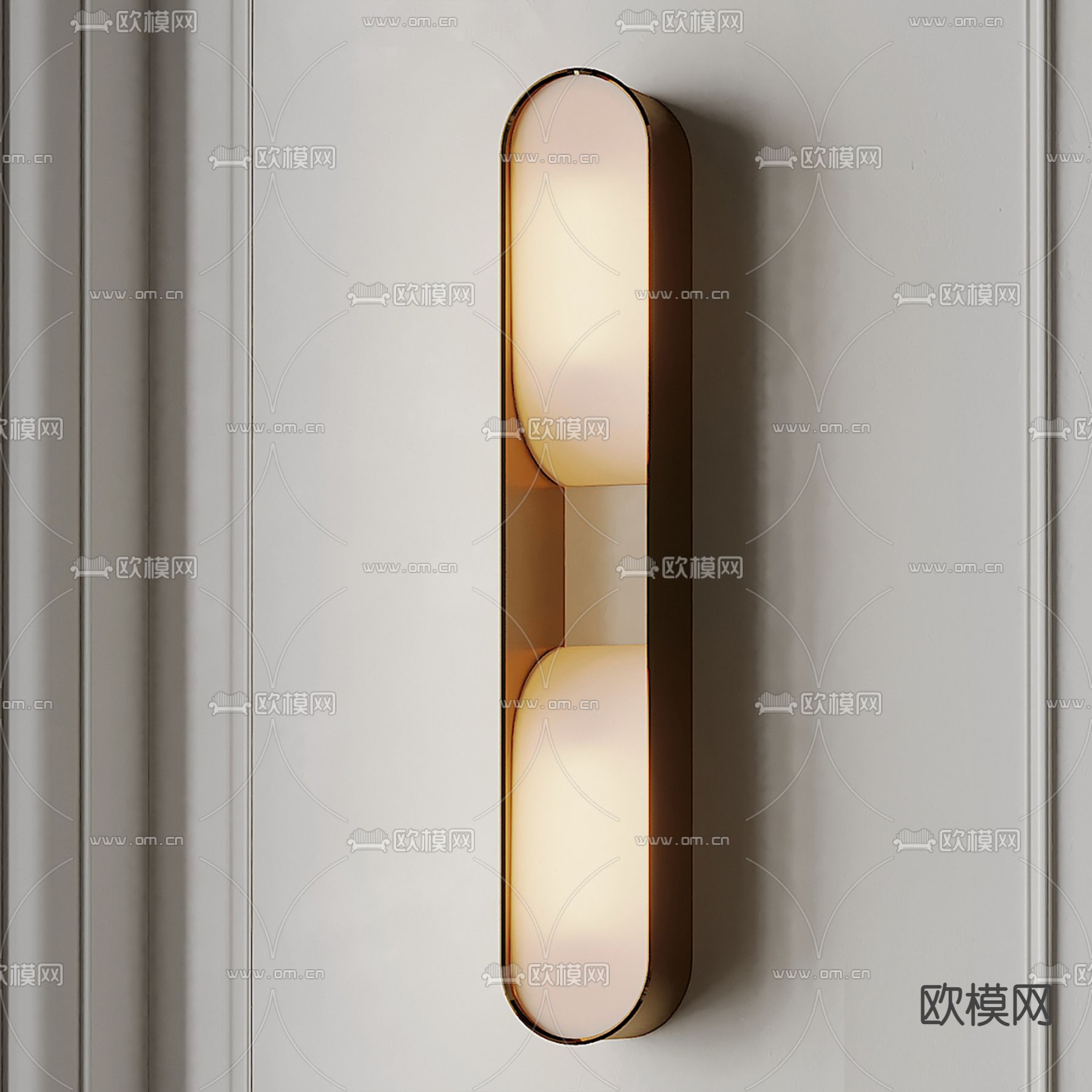 轻奢壁灯3d模型下载