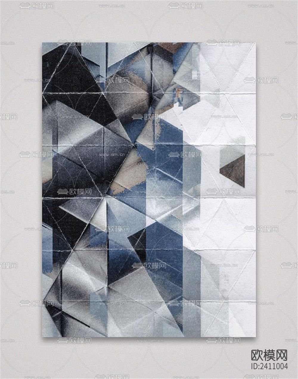 抽象装饰画贴图下载（渲染图9）