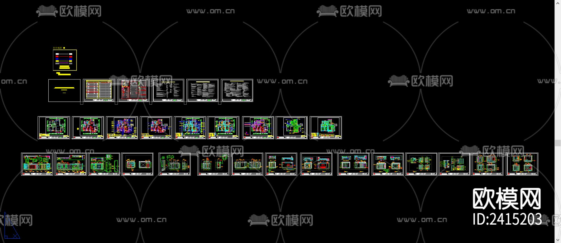 福清碧桂园华容世纪城设计cad施工图下载