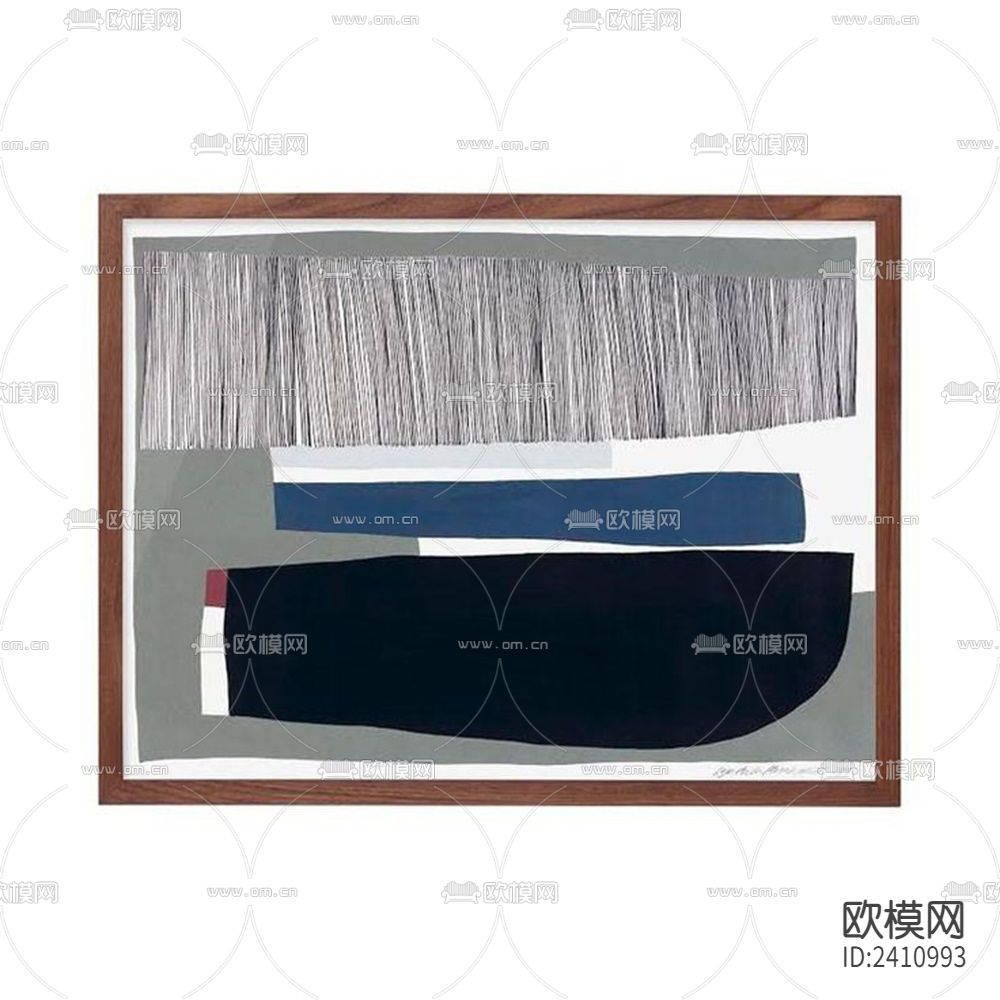 抽象装饰画贴图下载（渲染图8）