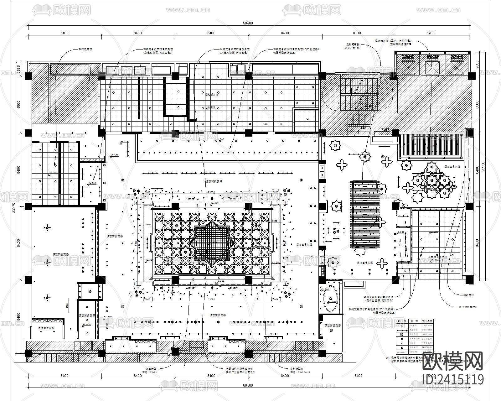 新疆餐厅西域餐厅设计cad施工图下载（渲染图5）