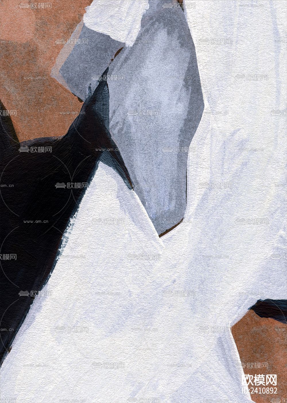 侘寂风装饰画下载（渲染图2）