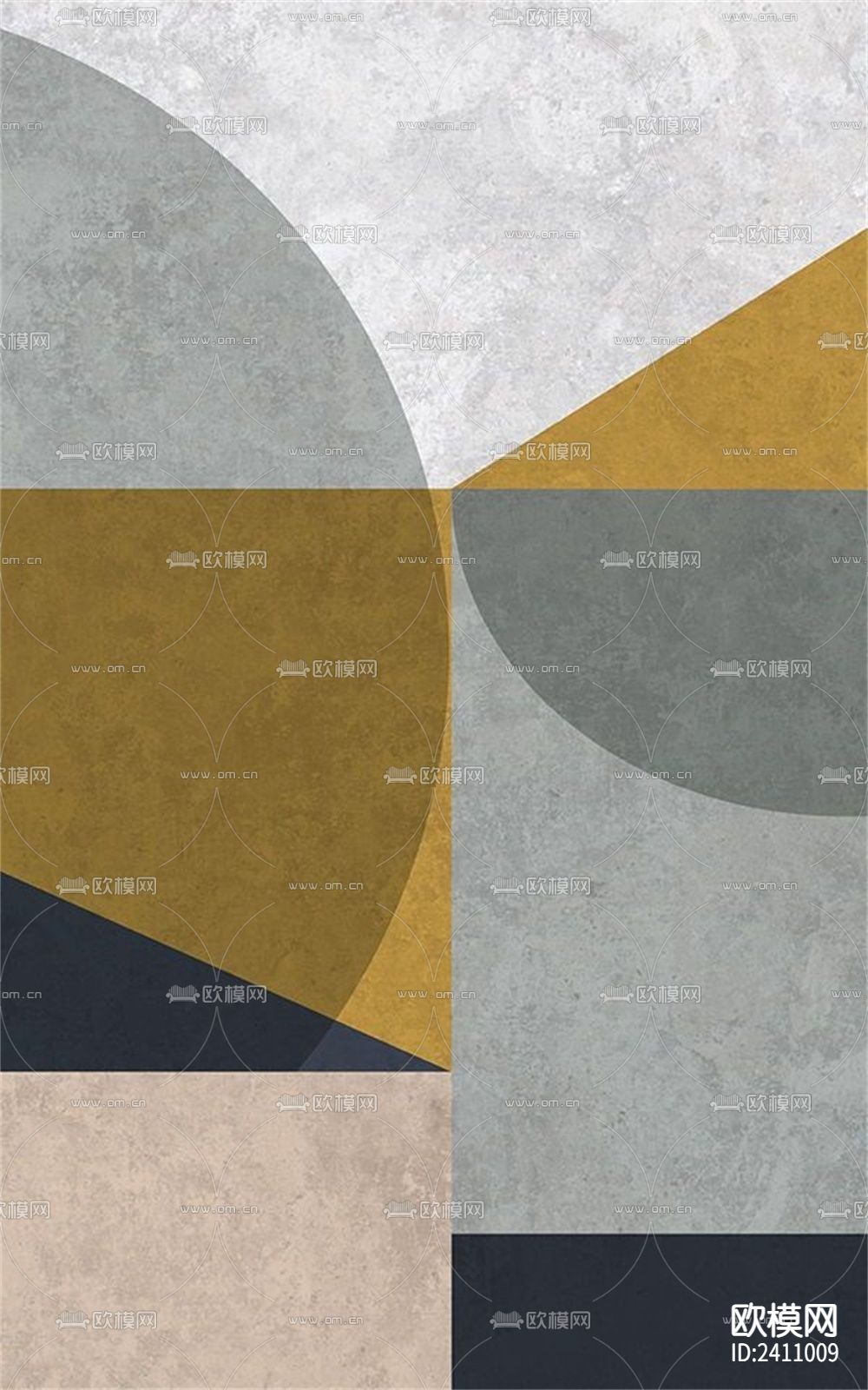 抽象装饰画贴图下载（渲染图10）