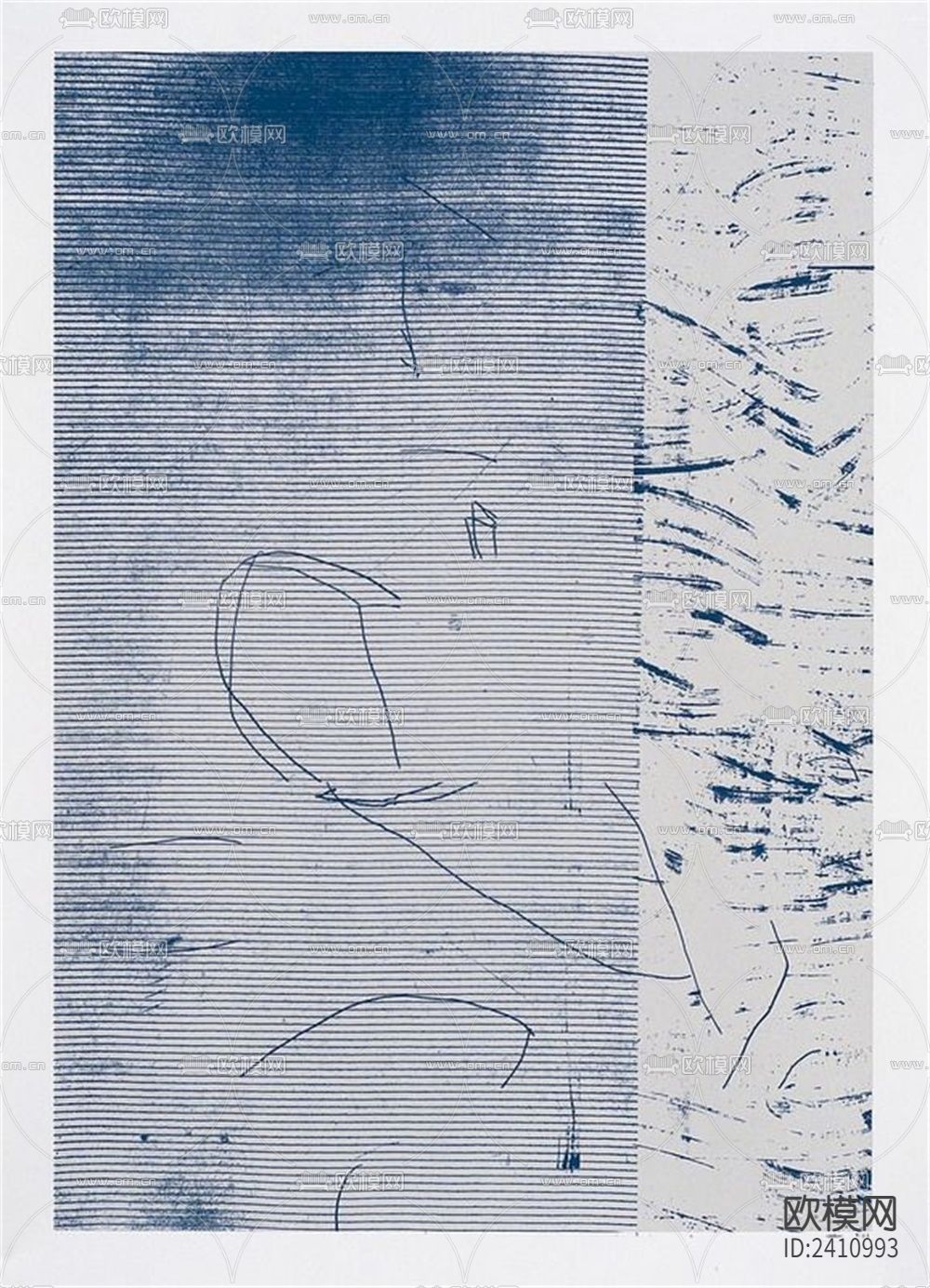 抽象装饰画贴图下载（渲染图3）