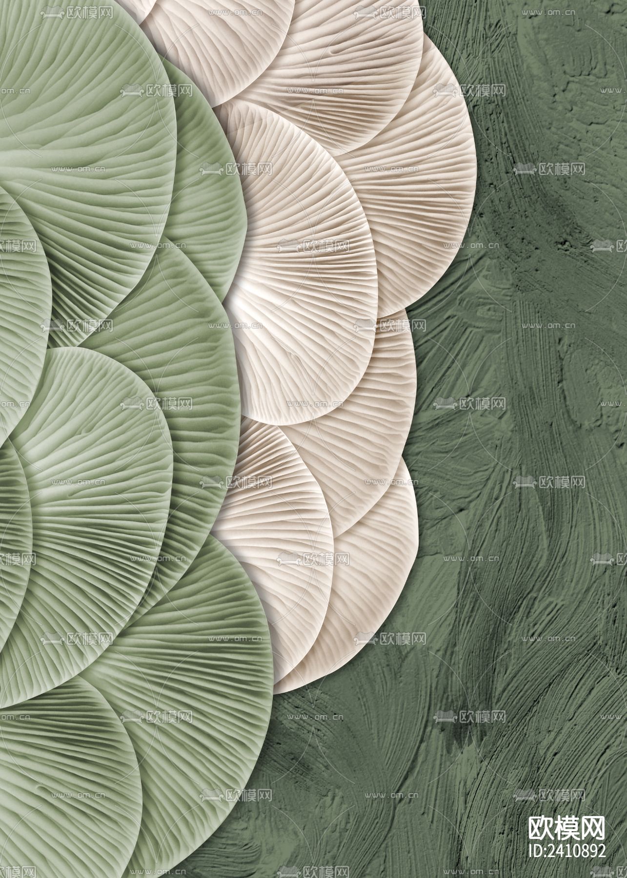 侘寂风装饰画下载（渲染图4）