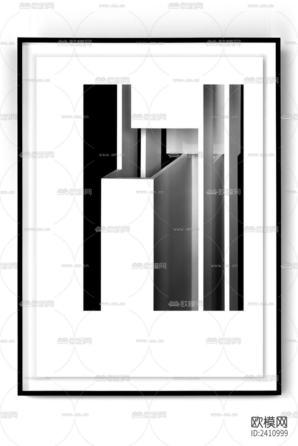 抽象装饰画贴图下载（渲染图2）
