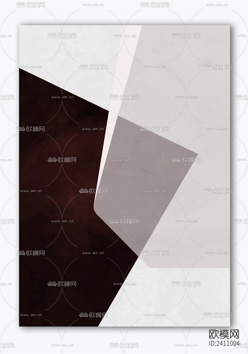 抽象装饰画贴图下载（渲染图6）