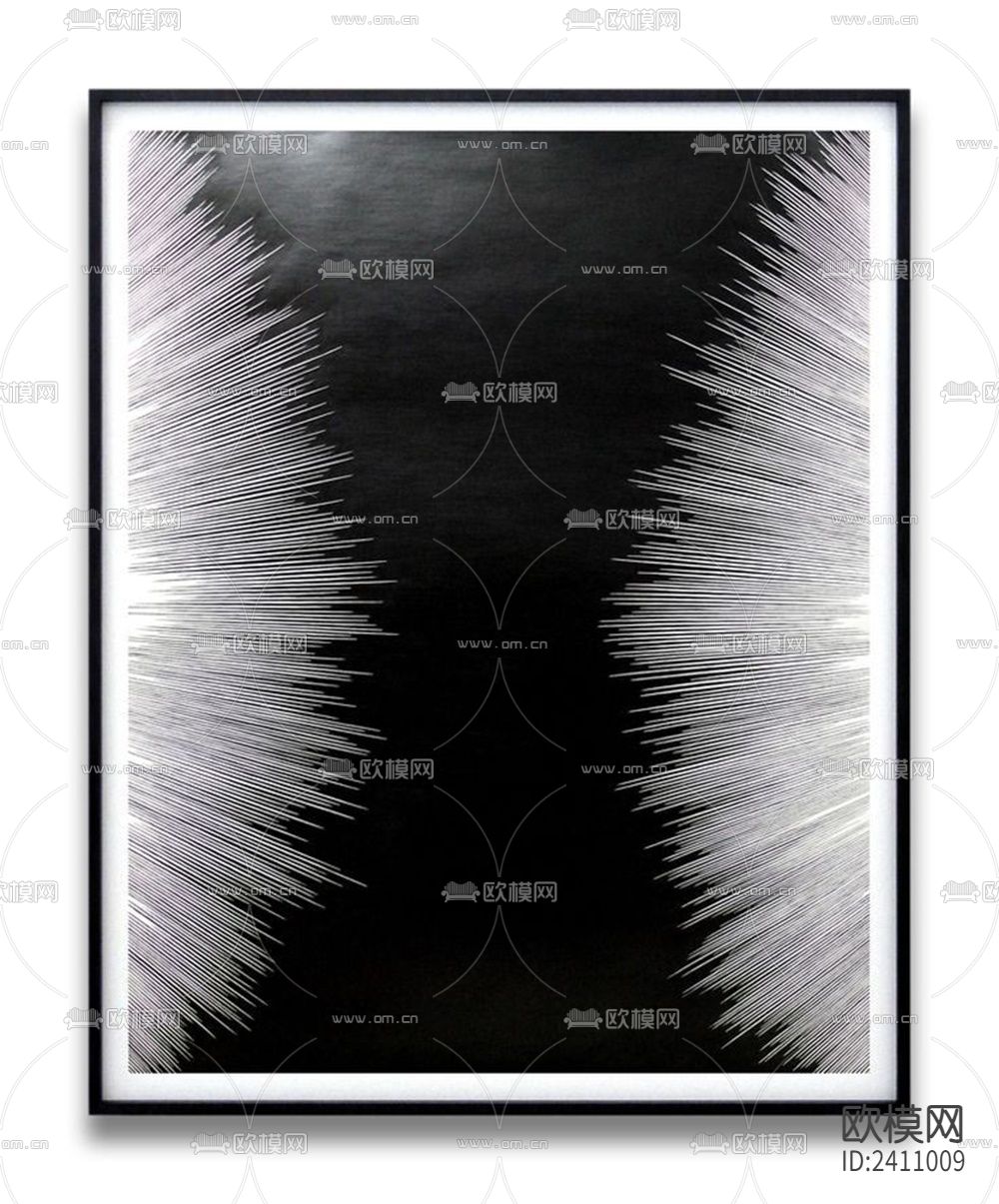 抽象装饰画贴图下载（渲染图5）