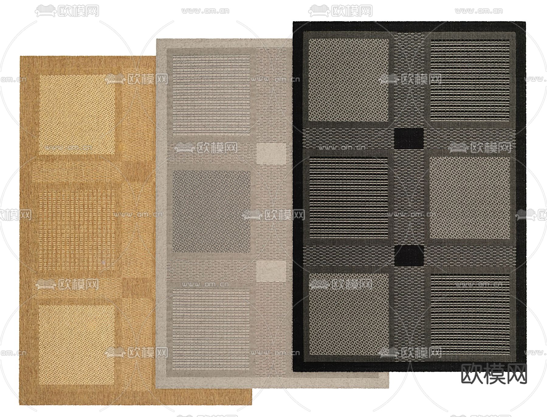 剑麻地毯3d模型下载