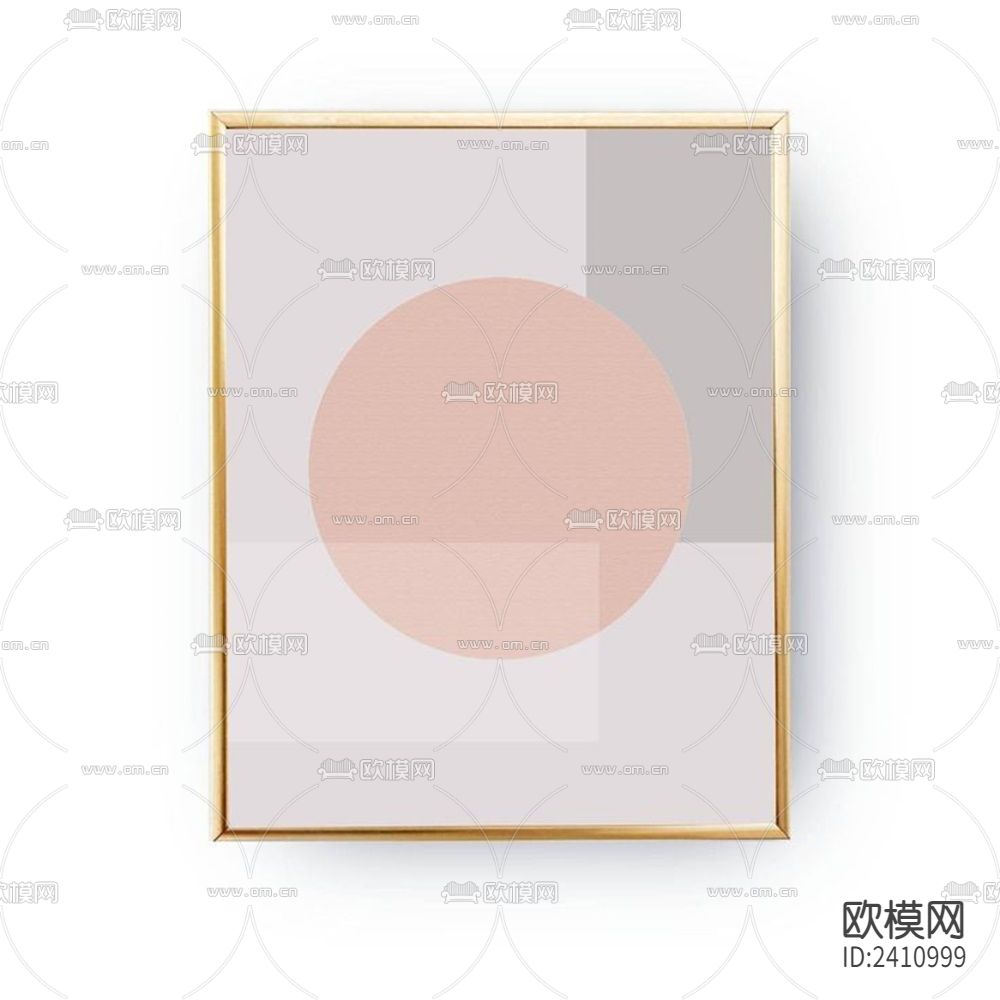 抽象装饰画贴图下载（渲染图1）