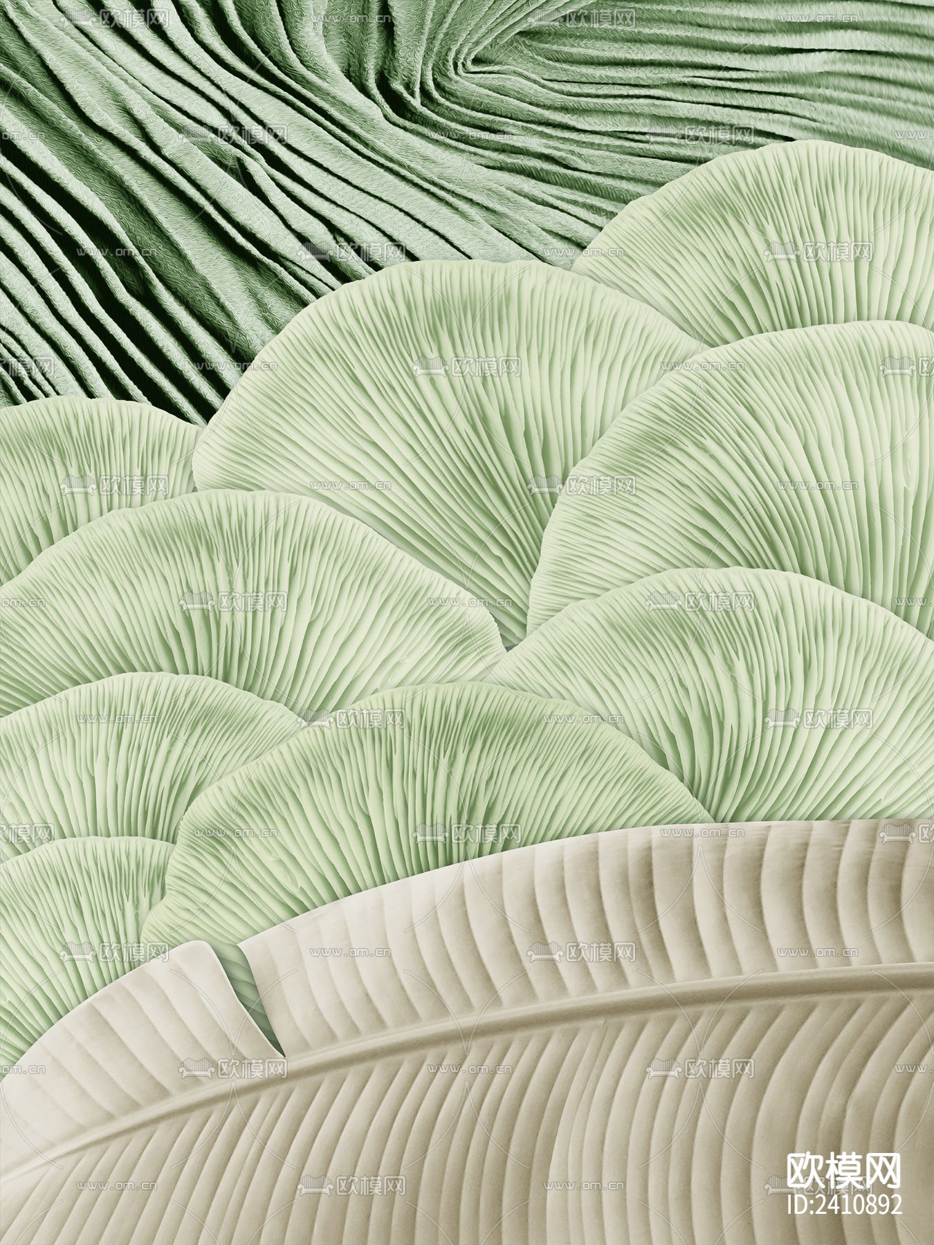 侘寂风装饰画下载（渲染图5）