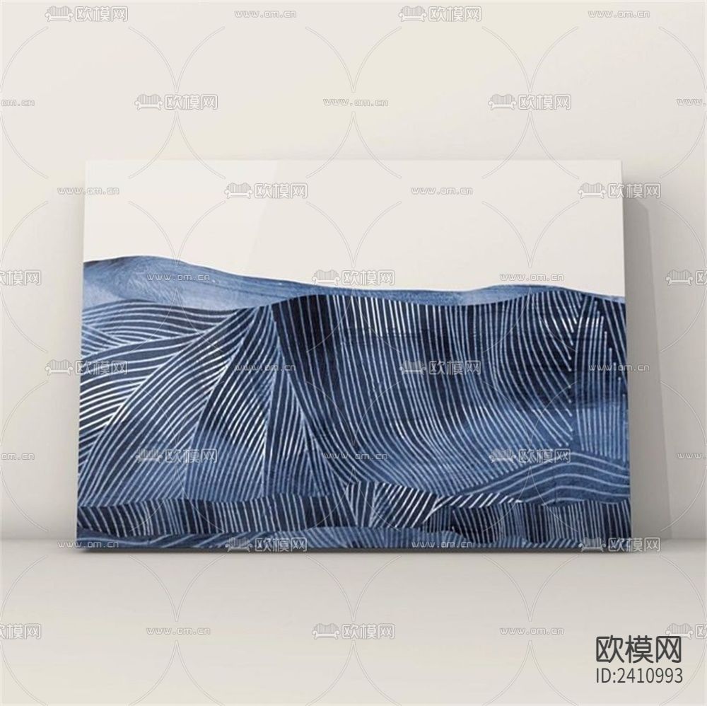 抽象装饰画贴图下载（渲染图2）