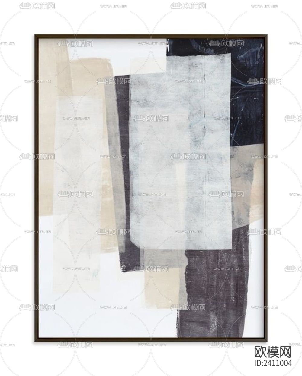 抽象装饰画贴图下载（渲染图8）