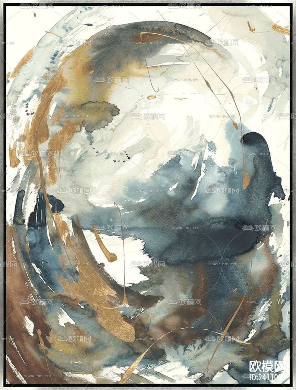 抽象装饰画贴图下载（渲染图2）