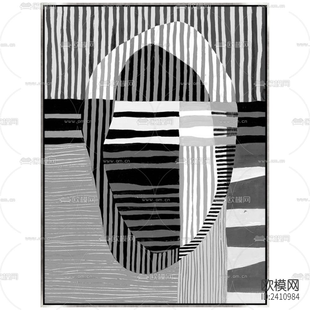 抽象装饰画贴图下载（渲染图5）