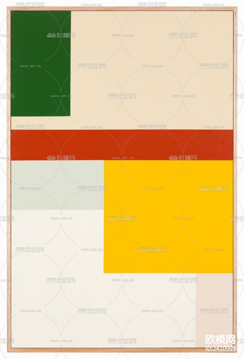 抽象装饰画贴图下载（渲染图7）