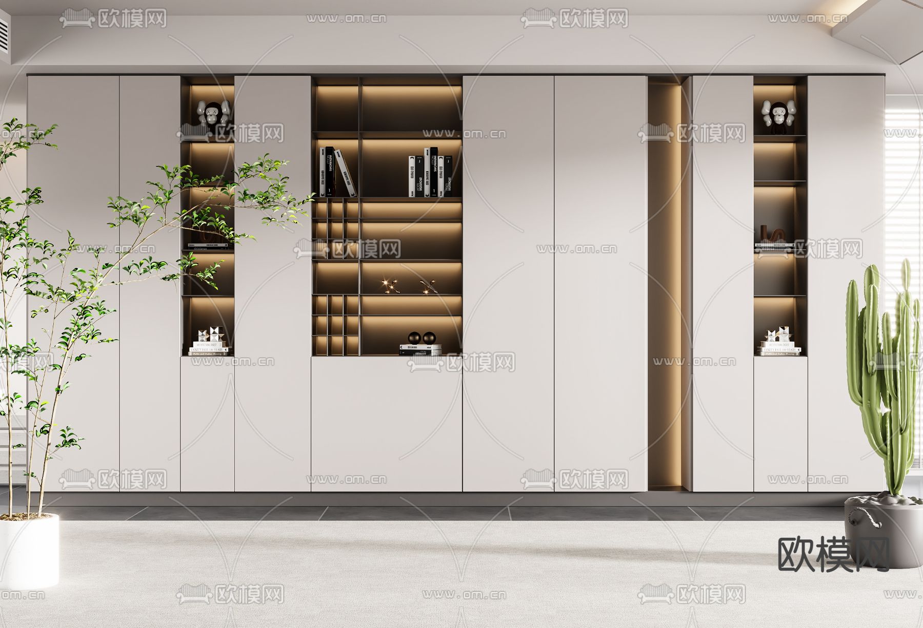 现代衣柜 衣橱3d模型下载