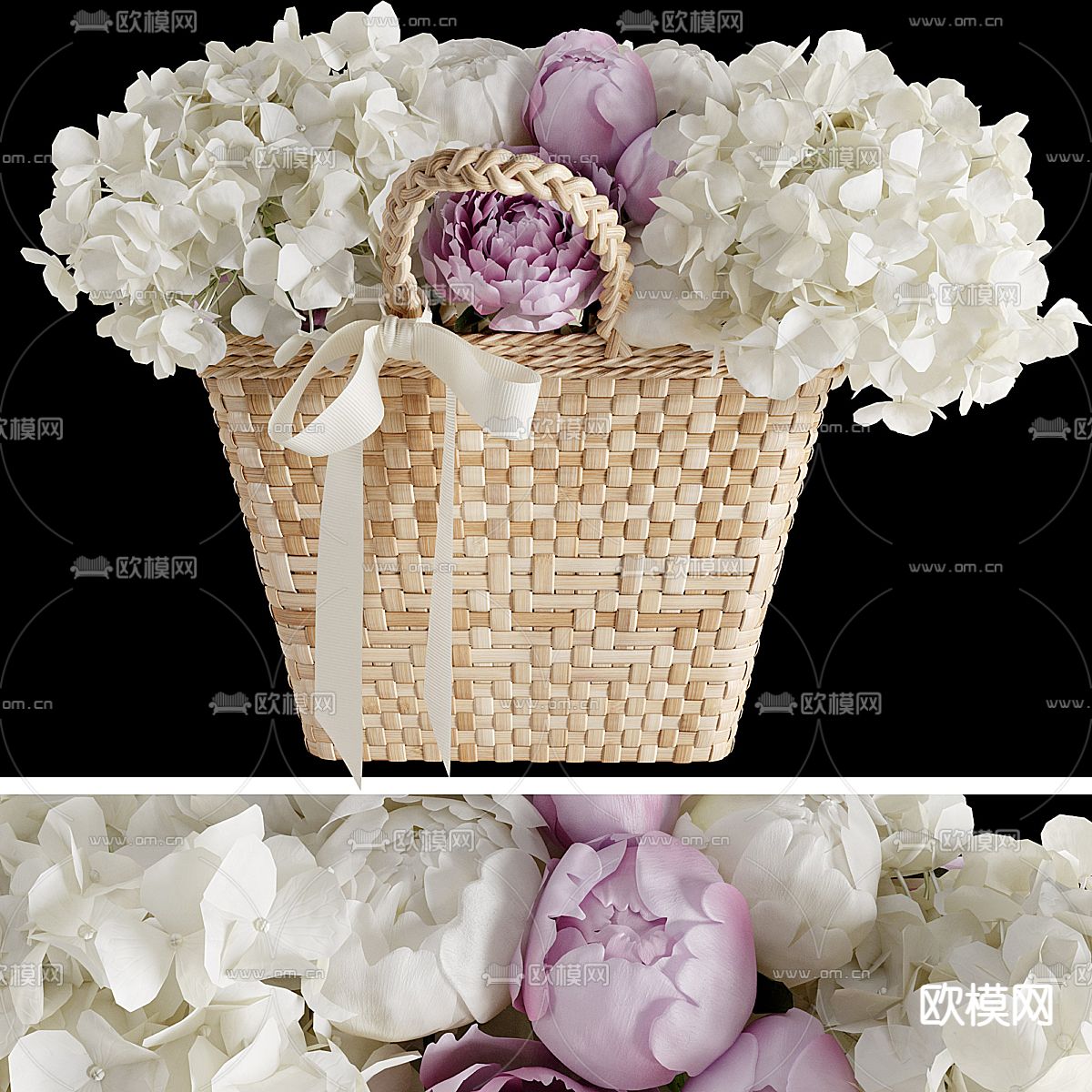 花篮 花束花艺3d模型
