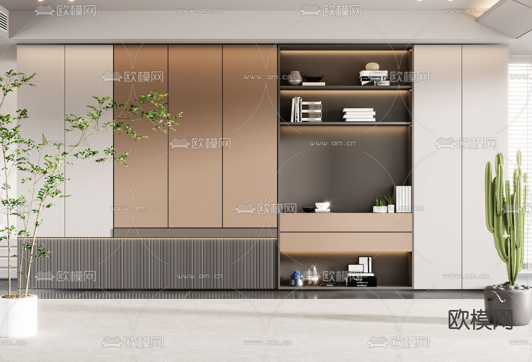 现代衣柜 衣橱3d模型下载